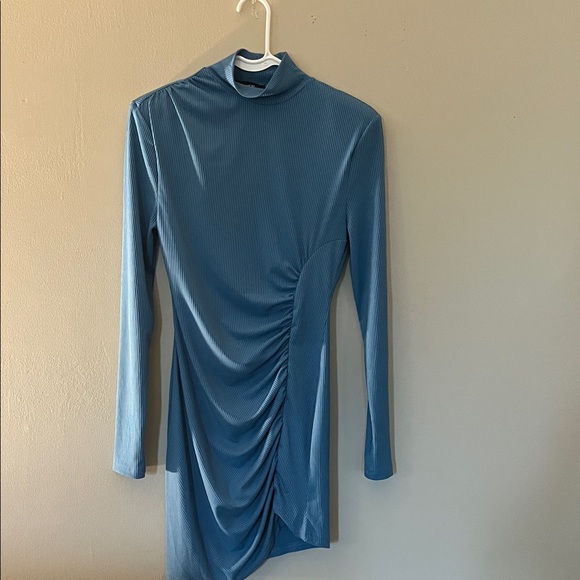 Cider Long Sleeve Ruched Dress - Picture 1 of 3